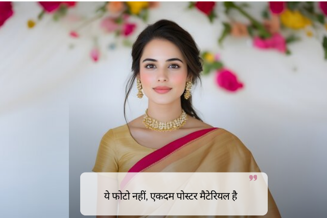 Short One-Word & Emoji Saree Comments