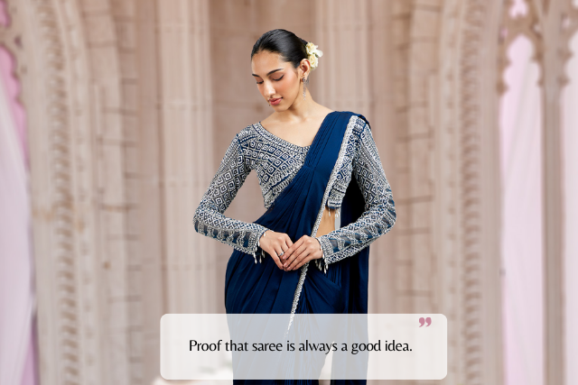 Classy Compliments for Traditional Sarees