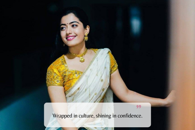 Half Saree Ceremony / First Function Quotes