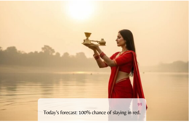 Funny Red Saree Quotes