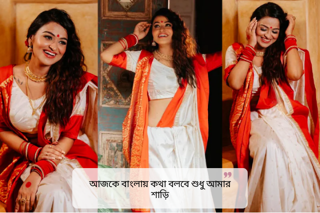 Aesthetic & Poetic Bengali Saree Quotes