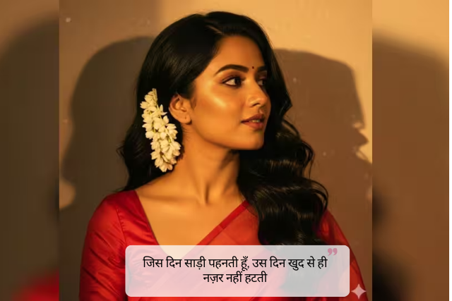 Traditional & Ethnic Saree Captions in Hindi