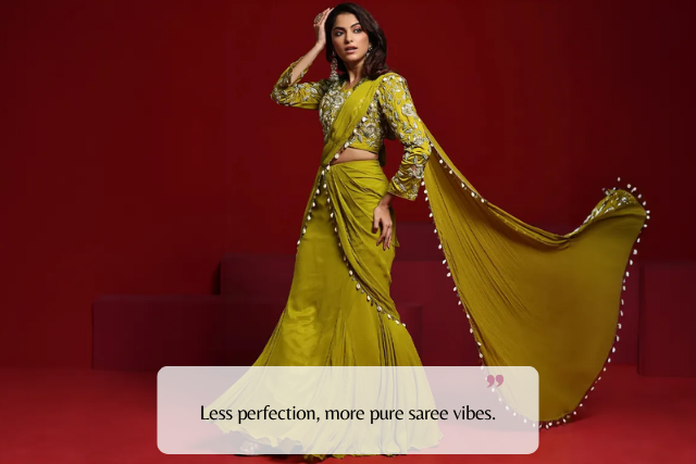 Short Saree Quotes for Instagram