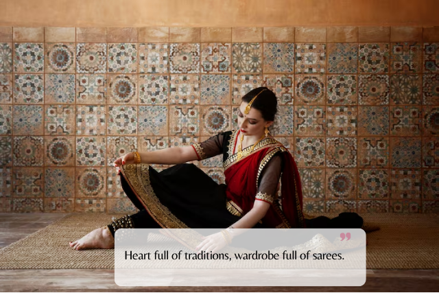 Saree Quotes for Different Colours