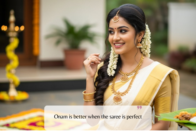 Best Onam Saree Quotes