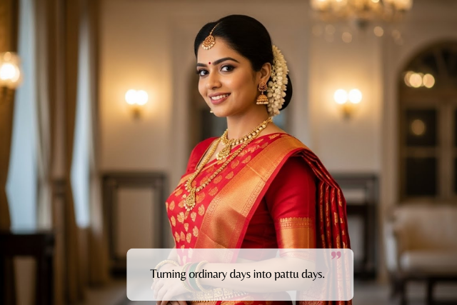 Bridal Pattu Saree Quotes for Wedding Looks