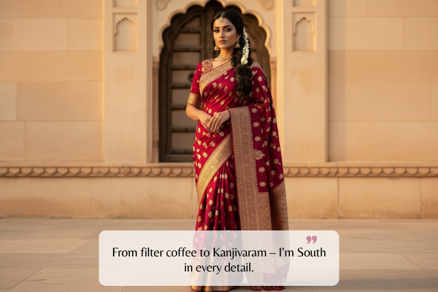 Best South Saree Captions