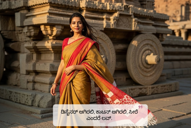 Kannada Saree Captions for Instagram Reels