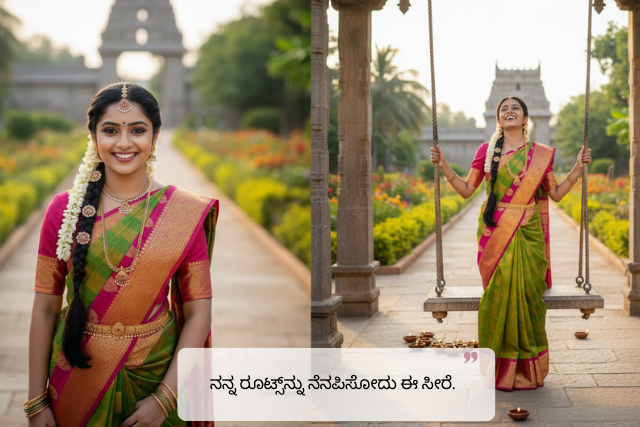 Kannada Saree Captions for Instagram